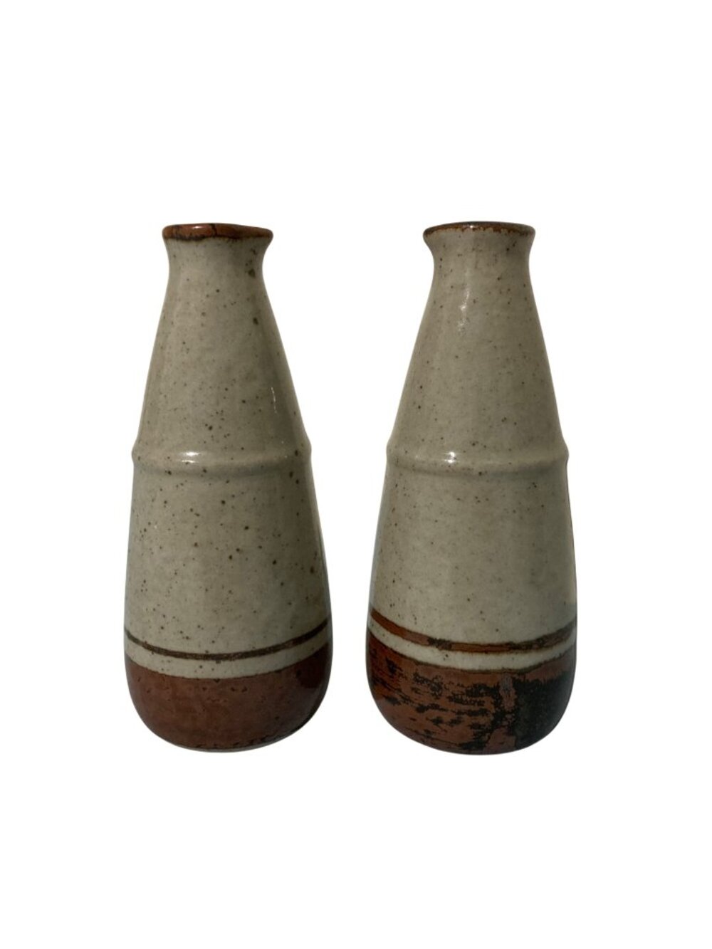 Vintage Japanese Otagiri Set Of 2 Saki Bottles Or Oil And Vinegar Jars